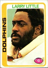 Larry Little 1978 Topps #322 Miami Dolphins