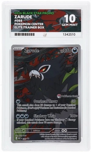 Zarude MEP 088 - Pitch Black - Pokemon Center stamped Promo - ACE 10