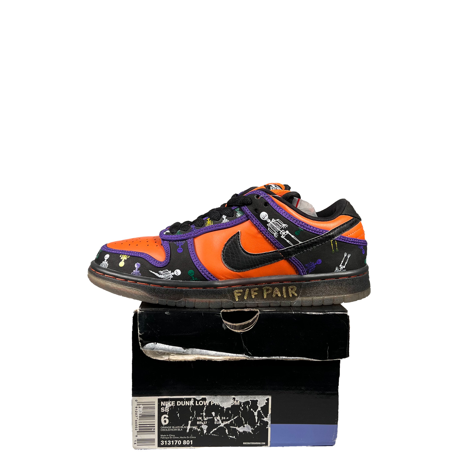Nike SB Dunk Low Day of The Dead SAMPLE (2006) Size 6 NEW