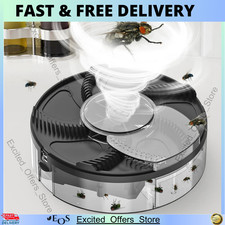 Rotating Flies Killer USB/Rechargeable Fly Trap New Flycatcher Indoor Outdoor