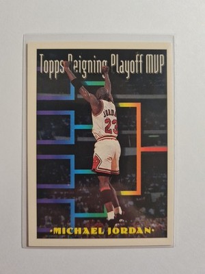 MICHAEL JORDAN 1994 Topps #199 Chicago Bulls Reigning Playoff MVP