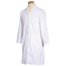 Fashion Seal Lab Coat, Polyester/Cotton, 3 Pockets, Buttons 400 M Fashion Seal