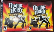 Guitar Hero World Tour - Sony PlayStation 3 Cover Art And Insert Only