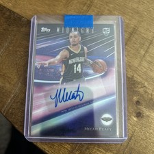 MICAH PEAVY 2025-26 TOPPS MIDNIGHT ROOKIE HORIZON SIGNATURES RC AUTO