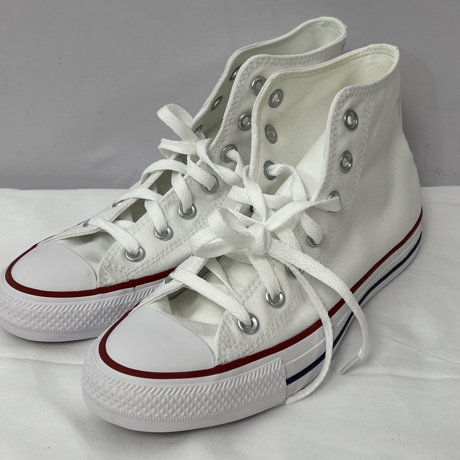 CONVERSE CHUCK TAYLOR ALL STAR HI  OPTICAL WHITE W7650 Womens Size 9.5 thumbnail 4