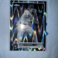 2022 Topps Chrome Sonic Lite Base Black & White RayWave #119 Josh Hader