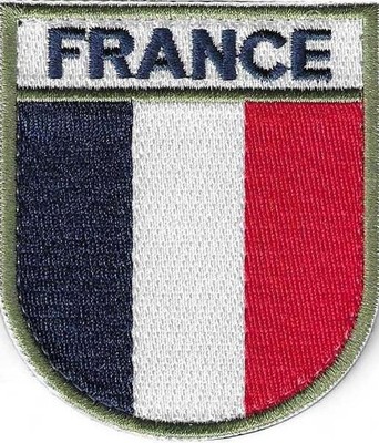 STOFFABZEICHEN, MILITÄRPATCH ''FRANKREICH''