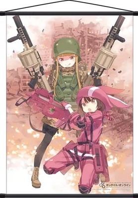 Movic Sword Art Online Alternative Gun Gale Online B2 Tapestry Volume 2 Len Fuka