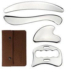 Stainless Steel Muscle Scraper Tool Set for Deep Tissue Massage and Physical ...