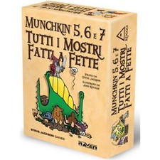 Munchkin 5, 6 e 7 Tutti i Mostri Fatti a Fette GIOCHI DA TAVOLO italiano Raven