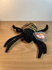 Ty Beanie Baby - Spinner the spider - w/protector 1996