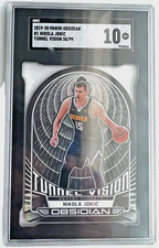 basketball cards graded sgc 10 Nikola Jokic, Tunnel Vision 38/99. Obsidian