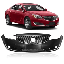 Front Bumper Cover Grille w/o Fog Light Assembly For 2014-2017 Buick Regal