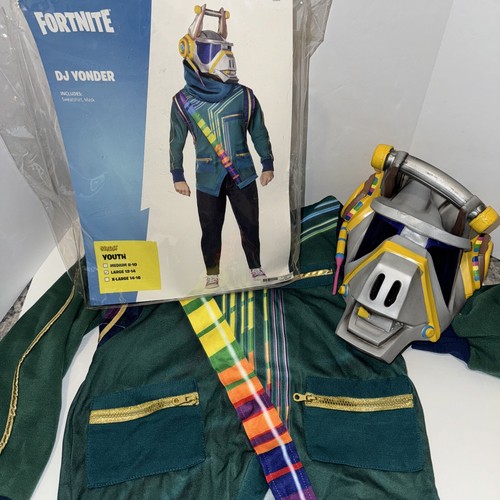 SPIRIT FORTNITE DJ YONDER COSTUME SIZE Large 1214 eBay