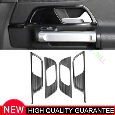 Car Inner Door Handle Bowl Trim Frame For Benz GLB W247 2020-2024 Black Titanium