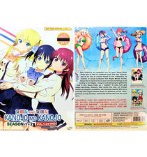 Kanojo Mo Kanojo Girlfriend Anime DVD Season 1 2 Series 1-24 END English Dub