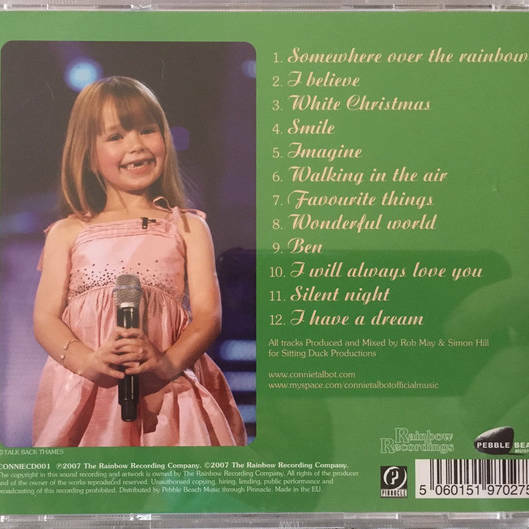 Over the Rainbow by Connie Talbot, CD