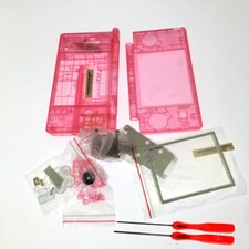 Clear pink Full Housing Shell Case Repair Part Replacement for Nintendo DSi NDSI