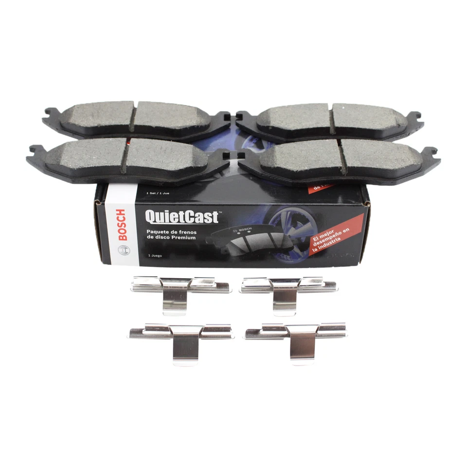 Juego de pastillas de freno traseras de cerámica Bosch QuietCast para Aspen Durango Ram 1500 Classic Foto 3 de 4