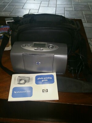 HP Photosmart 100 Inkjet Photo Printer with Carrying case