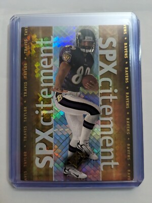   2000 SPx Spxcitement TRAVIS TAYLOR #XC3 BALTIMORE RAVENS