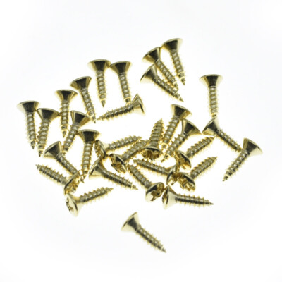 30pcs Stainless Steel #3 Pickguard & Back Plate Screws for USA Gibson Les Paul