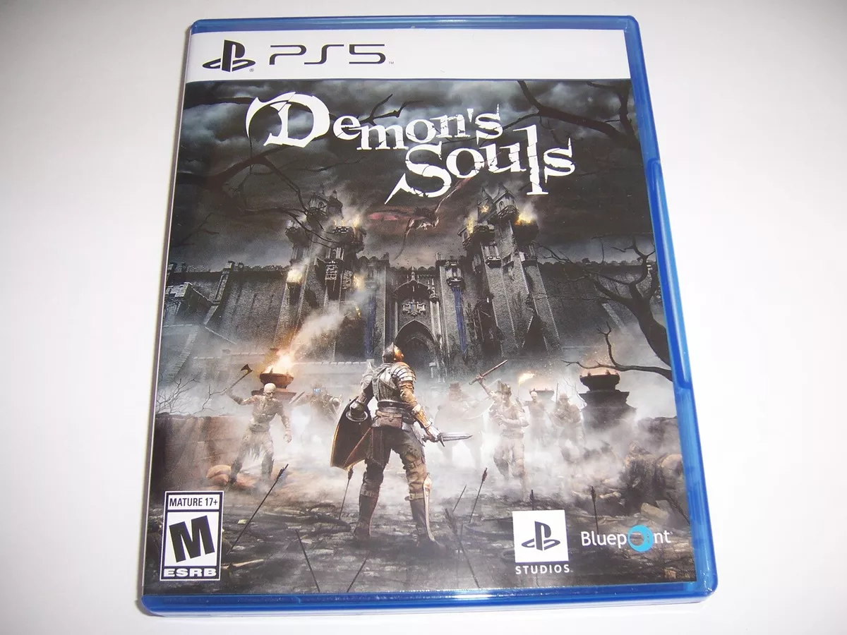 Replacement Box Case DEMON'S SOULS PlayStation 5 PS5 ORIGINAL AUTHENTIC *NO  DISC