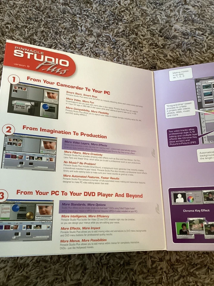 Pinnacle Studio Media Suite Plus Version 9 Video Digital Media Editing - Image 3 of 4