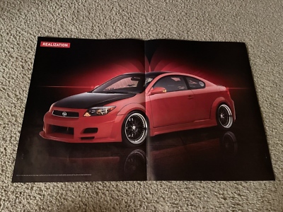 Vintage 2006 TOYOTA SCION tC PRINT AD 2-SIDED RED | eBay