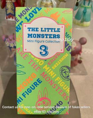 POP MART x HOW2WORK The Little Monsters 3 Zimomo Bg Bear Mini