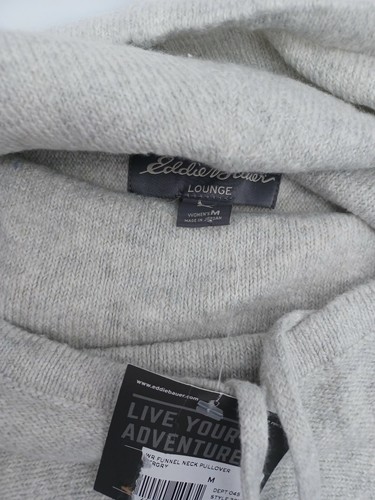Eddie Bauer Funnel Neck Pullover Sweater. NWT. Size Medium. - Afbeelding 3 van 5