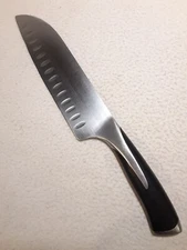 Richardson Sheffield Kyu Santoku Knife X50crmov15 Stainless Steel Black Handle