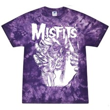 Misfits "Eyeball Purple" Tie Dye T-Shirt - S - 3X