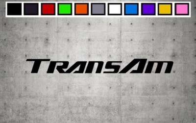 TRANS AM LOGO Vinyl Decal Sticker Emblem Car Truck Window 4