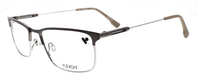 Flexon E1120 033 Men's Eyeglasses Frames Gunmetal 54-18-145 Flexible Titanium