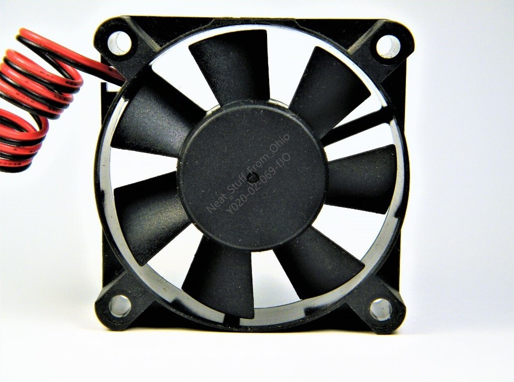 ELINA MEDIUM-FAN, 24VDC, 17.8 CFM, QUIET @ 31dB, 60MM X 60MM X 15MM, NEW ITEM
