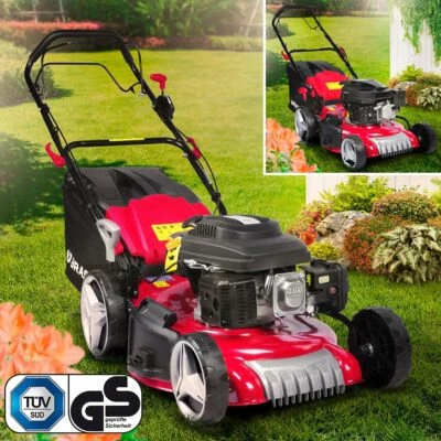 BRAST tondeuse thermique 46-51cm 170-224cc bac 60l 4tps hauteur de coupe 30-80mm