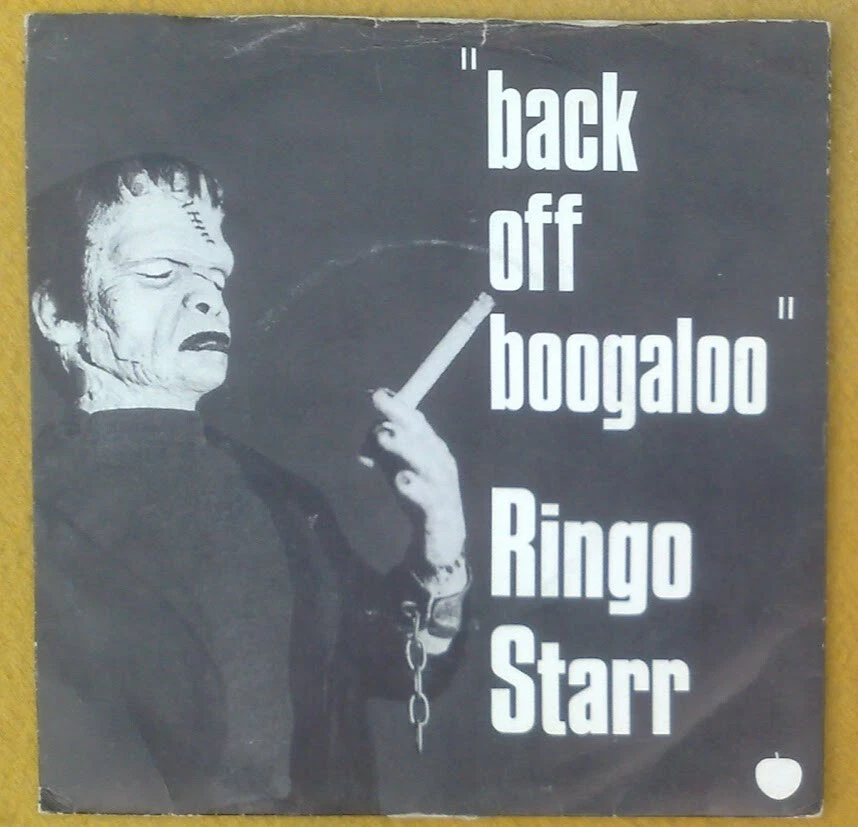 RINGO STARR " BACK OFF BOOGALOO "ORIG UK P/S 7" VRARE FLAT EDGE PUSH OUT 1A1G - Image 2 of 4