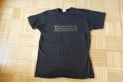 Nerd T-Shirt ''Null Pointer'' Herrengröße M, Kindergröße 170 schwarz Geek