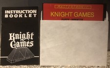 KNIGHT GAMES Commodore 64 128 Manual C64 Original disk TESTED Mastertronic