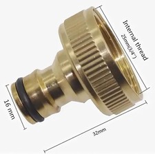 Messing 1'' 3/4'' 1/2'' Hahnadapter für Garden Steckkupplung Wasserhahn Adapter