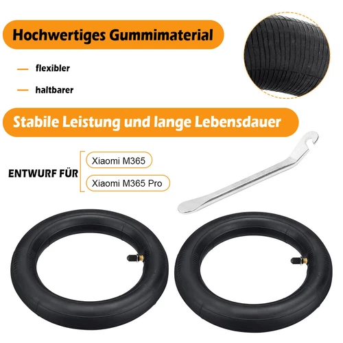 2x 8 1/2 X2 Reifen / Innen Schlauch Nützlich 8.5Zoll Für Elektroroller E-Scooter - Bild 2 von 12