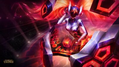 League of Legends sona dj music pc gaming video game art playmat gaming mat