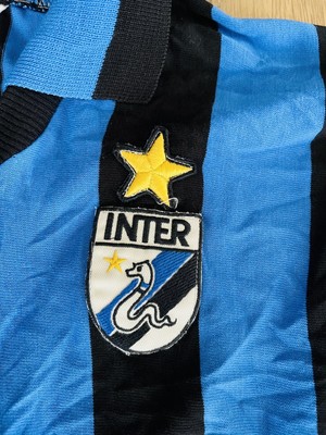 Maillot Inter Milan Uhlsport 1989/90 - Taille XL, Occasion Bon état Vintage