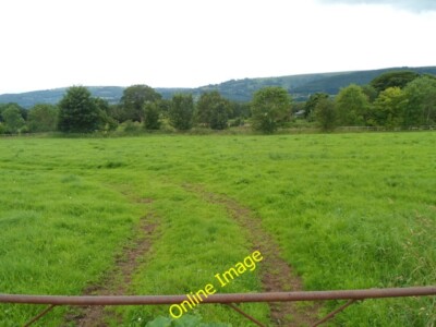 Photo 6x4 Usk Valley field near Llangatoc Lodge Beili-glas Viewed from a  c2012