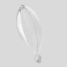 schöner Fischkamm Bananenspange Haarklammer transparent ca. 15 cm x 6 cm