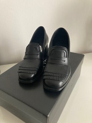 Girotti Damen Leder Halbschuhe Schwarz Gr. 37 Neu, 6,5cm Absatz