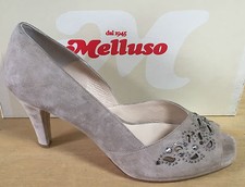 MELLUSO Scarpe da donna decolleté spuntato in camoscio per cerimonia elegante 