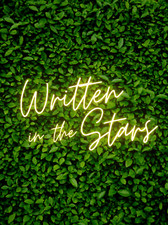 Written In the Stars Vivid LED Neon Sign Lamp Light Flex Acrylic Custom Wall