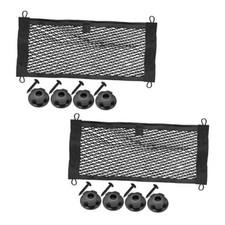 2PCS Small Cargo Net, Elastic Stretchable Mesh Net Pocket with 29 x 9.8 Inch